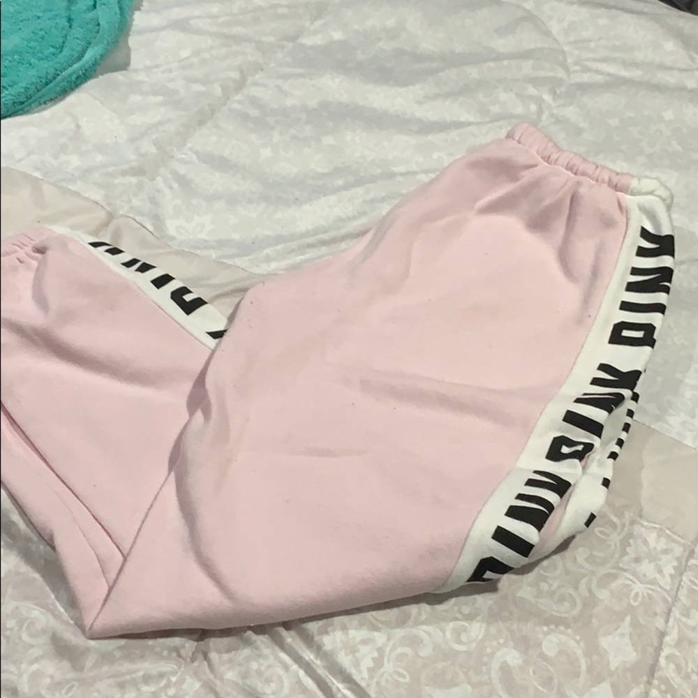 Pink sweats